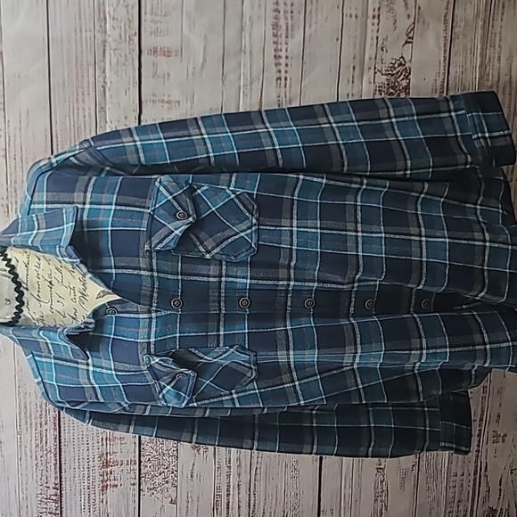 Lee flannel thermal lined button front jacket - Picture 2 of 9